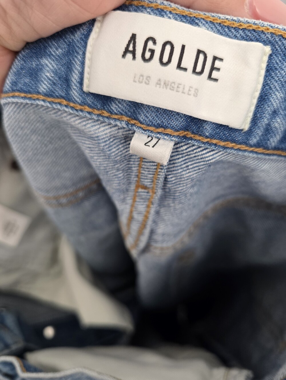 Agolde Light Blue Relaxed Jeans - Women's - Picture 7 of 9
